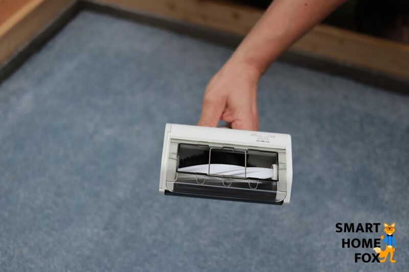 The mini turbo brush from below
